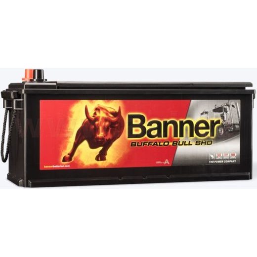 135AH BATÉRIA, 900A, ĽAVÁ BANNER BUFFALO BULL SHD 514X175X210