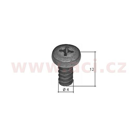 SAMOŘEZNÝ VRUT POZINK FE (SADA 10 KS)
