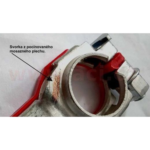 BATÉRIOVÉ SVORKY PLECHOVÉ (1 PÁR)