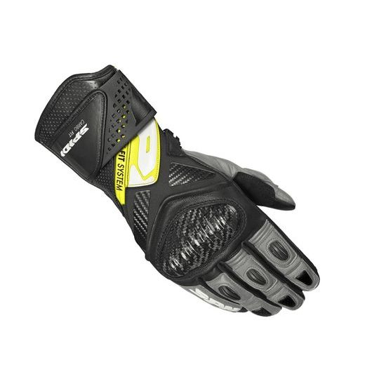 RUKAVICE CARBO FIT 2024, SPIDI (ČERNÁ/ŽLUTÁ FLUO)