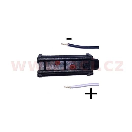 KABEL PROPOJOVACÍ 1M (2X0,75 MM2), ZAKONČENÍ QS150