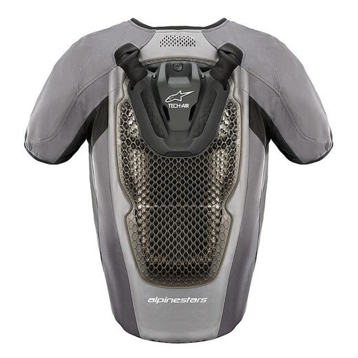 AIRBAGOVÁ VESTA TECH-AIR®5 V2 SYSTEM, ALPINESTARS (ŠEDÁ/ČERNÁ) 2026