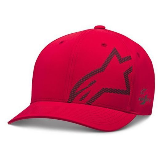 ŠILTOVKA CORP SHIFT WP TECH HAT, ALPINESTARS (ČERVENÁ/ČERNÁ)