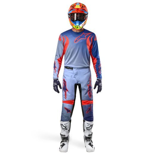 DRES FLUID LUCENT, ALPINESTARS (MODRÁ/SVĚTLE MODRÁ/ORANŽOVÁ) 2024