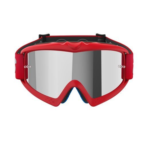 OKULIARE VISION YOUTH BLAZE, ALPINESTARS, DETSKÉ (ČERVENÁ, ZRKADLOVÉ STRIEBORNÉ PLEXI) 2026