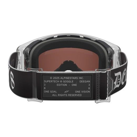 OKULIARE SUPERTECH VISION DNGR38 XXV, ALPINESTARS (ČERNÁ/STŘÍBRNÁ, ZRKADLOVÉ STRIEBORNÉ PLEXI) 2026