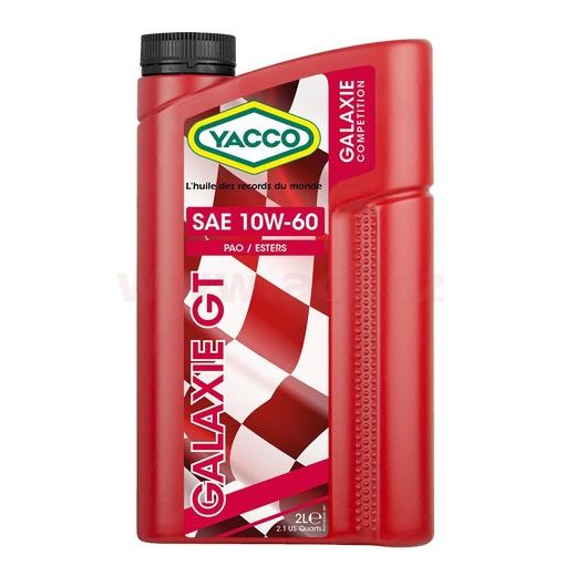 YACCO MOTOROVÝ OLEJ PLNE SYNTETICKÝ GALAXIE GT 10W60 2L