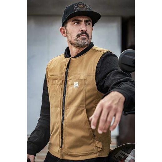 AIRBAGOVÁ VESTA TECH-AIR®3 V2 CANVAS SYSTEM, ALPINESTARS (ČIERNA) 2026