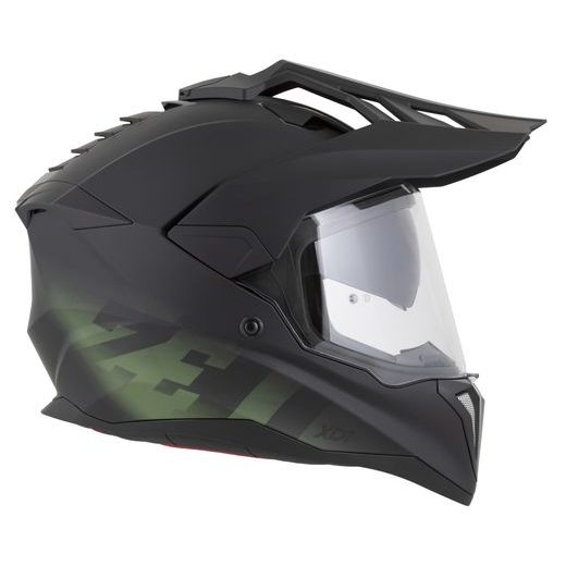 PRILBA XD1, ZED (ČIERNA MATNÁ/TMAVĚ ZELENÁ) 2026