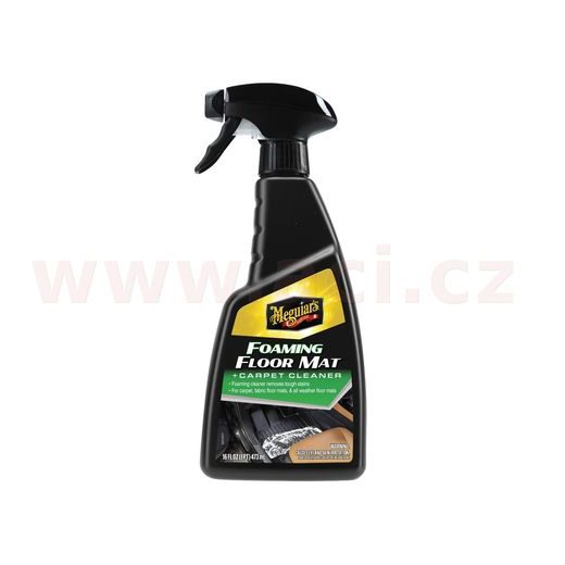 MEGUIAR'S FOAMING FLOORMAT &AMP; CARPET CLEANER PĚNIVÝ ČISTIČ TEXTILIÍ A AUTOKOBEREČKŮ, 473 ML