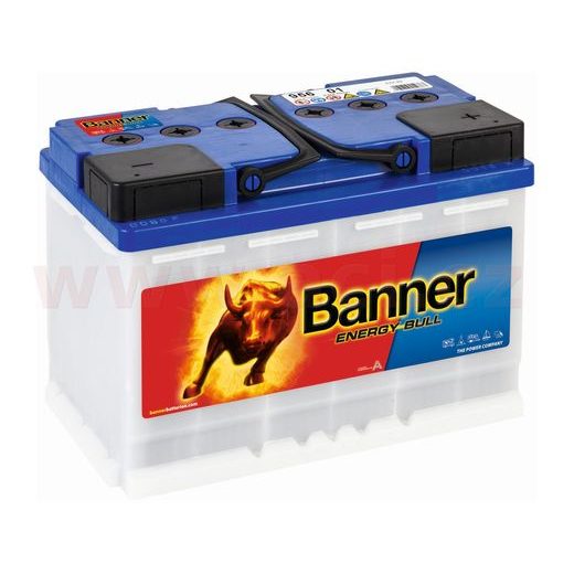 80AH TRAKČNÍ BATERIE, PRAVÁ BANNER ENERGY BULL DUAL POWER 278X175X190