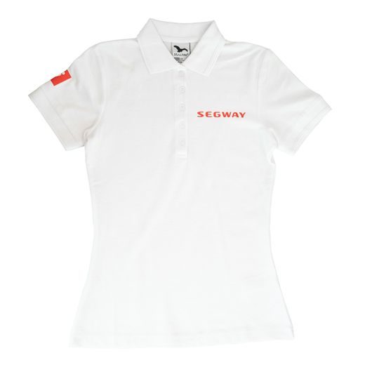 SEGWAY POWERSPORTS WHITE WOMEN POLO T-SHIRT