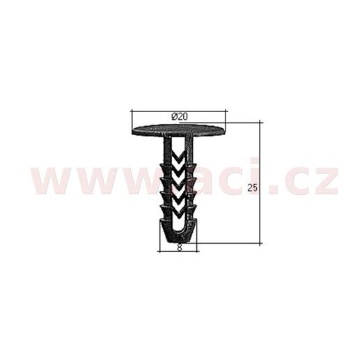 PLASTOVÁ PŘÍCHYTKA (SADA 10 KS)