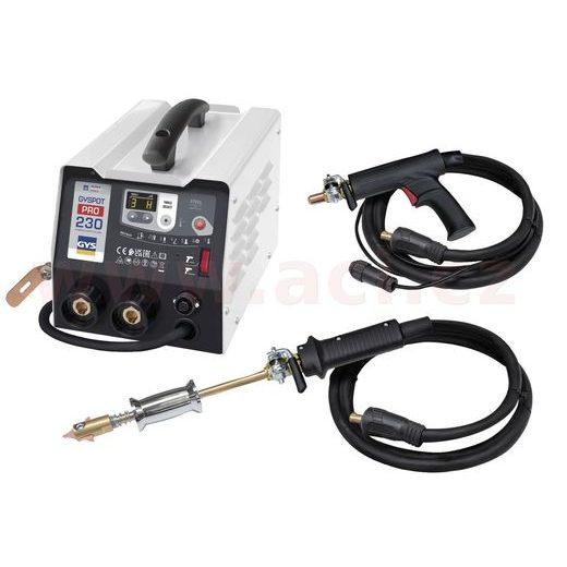 SPOTOVAČKA - BODOVACÍ STROJ GYSPOT PRO 230, S MANUÁLNÍ I AUTOMATICKOU PISTOLÍ, 230 V