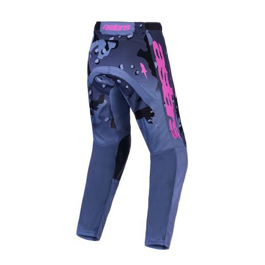 NOHAVICE RACER LONE, ALPINESTARS (ŠEDÁ CAMO/FIALOVÁ) 2027