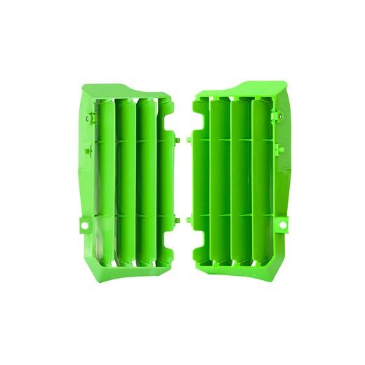 ŽALUZIE CHLADIČA KAWASAKI, RTECH (ZELENÉ, PÁR)