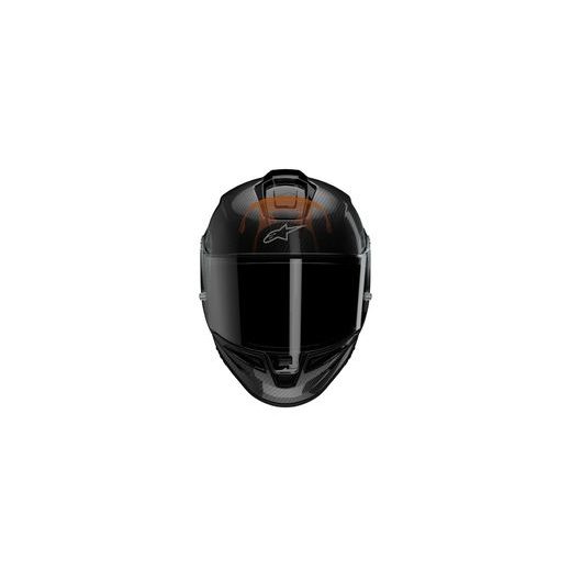 PRILBA SUPERTECH R10 ELEMENT, ALPINESTARS (KARBON/STŘÍBRNÁ/ČERNÁ) 2026