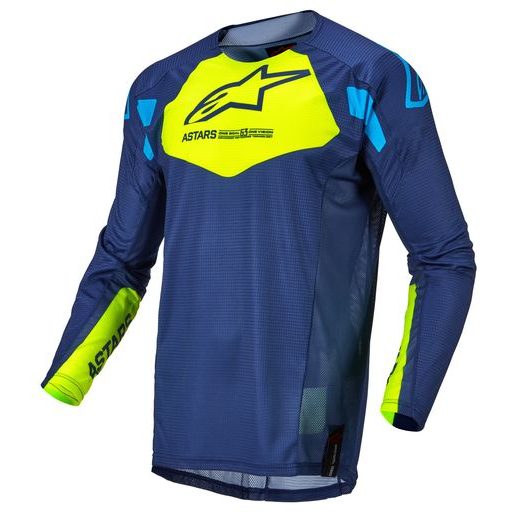 DRES RACER FACTORY 2022, ALPINESTARS, DETSKÉ (TMAVÁ MODRÁ/ŽLUTÁ FLUO/MODRÁ NEON)