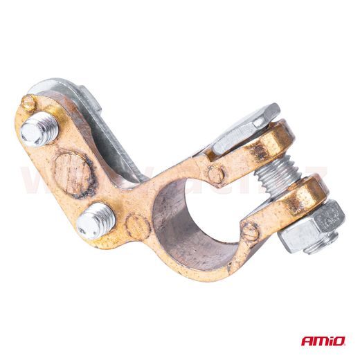 MOSAZNÉ BATERIOVÉ SVORKY 17.5 MM + A 15.9 MM - (PÁR 2 KS)