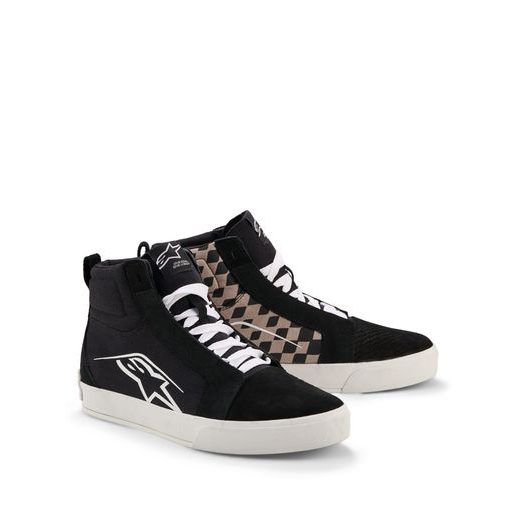 TOPÁNKY RIDE-63 CANVAS, ALPINESTARS (ČERNÁ/SVĚTLE ŠEDÁ/ŠACHOVNICOVÝ VZOR) 2026