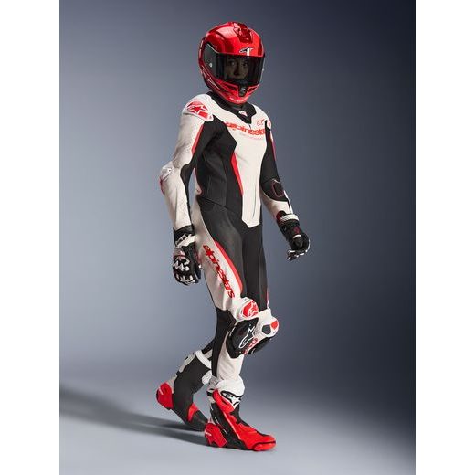 JEDNODIELNA KOMBINÉZA STELLA GP-R7, ALPINESTARS, DÁMSKE (BÍLÁ/ČERVENÁ FLUO/ČERNÁ) 2026