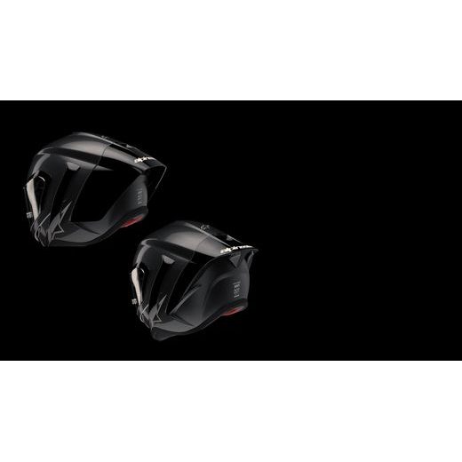 PRILBA SUPERTECH R10 SOLID, ALPINESTARS (BÍLÁ/MATNÝ KARBÓN) 2026