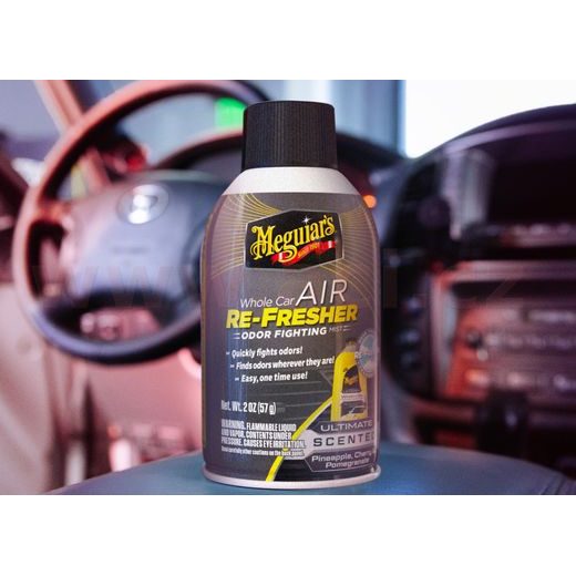 MEGUIAR'S AIR RE-FRESHER ODOR ELIMINATOR, ULTIMATE POHLCOVAČ PACHŮ + OSVIEŽOVAČ VZDUCHU, VÔNE ULTIMATE 57 G