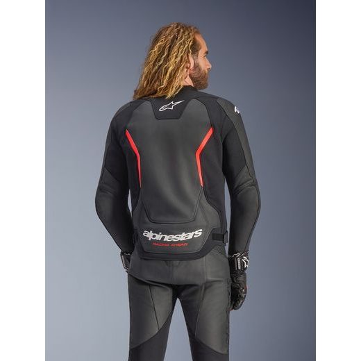 BUNDA GP FORCE V2, ALPINESTARS (ČERNÁ/ČERVENÁ FLUO/BÍLÁ) 2026