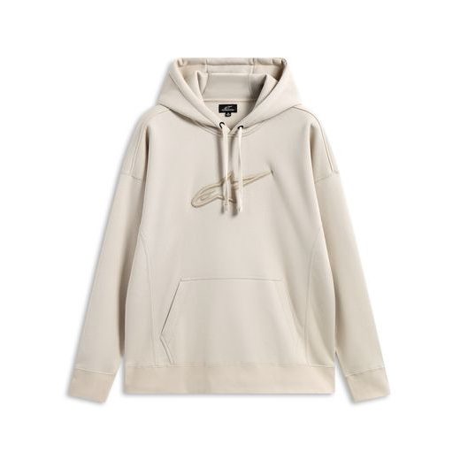 MIKINA EMERGENT OVERSIZED HOODIE, ALPINESTARS (BIELA OFF WHITE)
