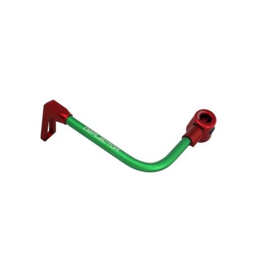 LEVER GUARD ACCOSSATO WITH GREEN HOSE AND JOINT LEFT, ALUMINIUM
