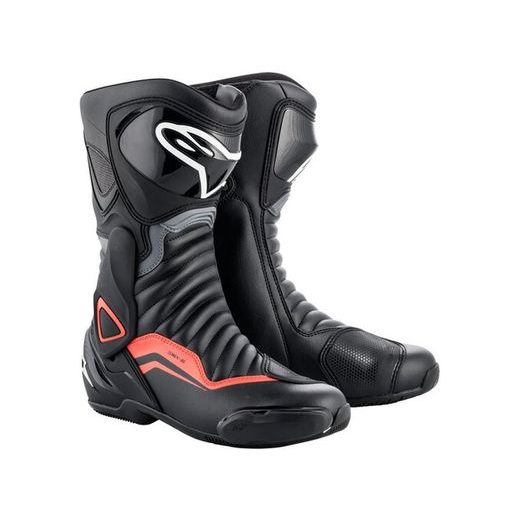 TOPÁNKY S-MX 6, ALPINESTARS (ČERNÁ/ŠEDÁ/ČERVENÁ FLUO) 2024