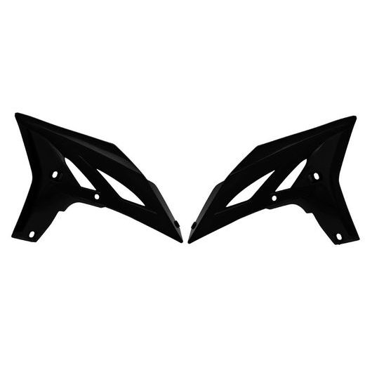SPOJLERY CHLADIČA YAMAHA, RTECH (ČIERNE, PÁR)
