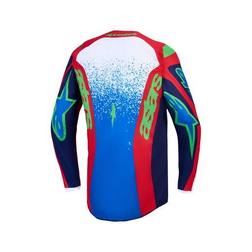 DRES FLUID DRAG, ALPINESTARS (TMAVO MODRÁ/ČERVENÁ/ZELENÁ/BÍLÁ) 2027