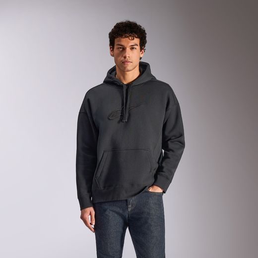 MIKINA EMERGENT OVERSIZED HOODIE, ALPINESTARS (ČIERNA)