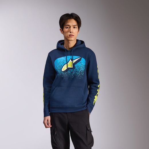 MIKINA OBSESSED HOODIE, ALPINESTARS (MODRÁ)