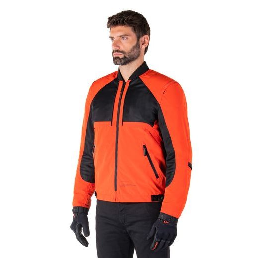 BUNDA MOOTANT WATERPROOF PARKA, ALPINESTARS (ČERNÁ/ORANŽOVÁ FLUO) 2026