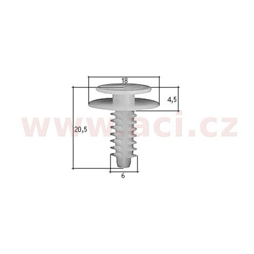 PLASTOVÁ PŘÍCHYTKA (SADA 10 KS)