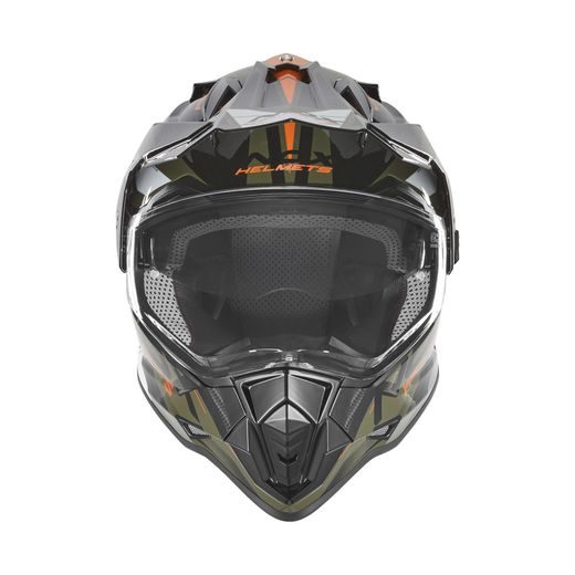 PRILBA N312 TRACK, NOX (KHAKI, ORANŽOVÁ) 2026