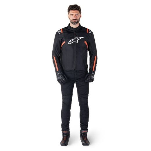 BUNDA T-SPS 2 WATERPROOF, ALPINESTARS (ČERNÁ/BÍLÁ/ČERVENÁ FLUO) 2026