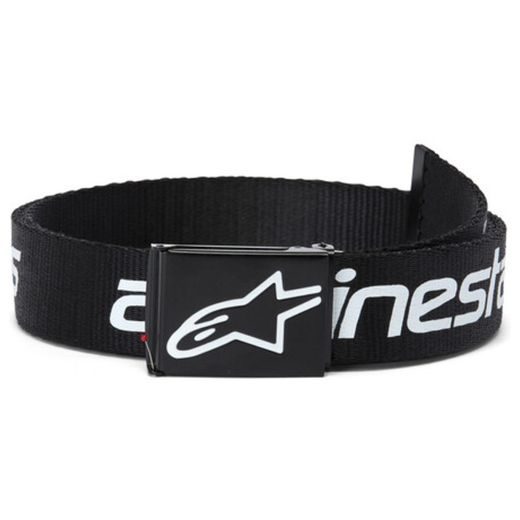 PÁSIK LINEAR WEB BELT, ALPINESTARS (ČERNÁ/BÍLÁ)