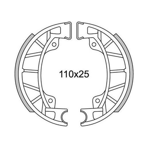 BRZDOVÉ OBLOŽENIE (ŠTANDARDNÉ MATERIÁL) NEWFREN (2 KS V BALENIE)