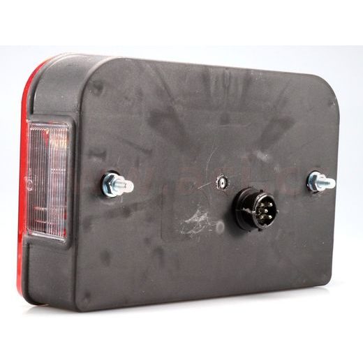 ZADNÍ SVĚTLO 200X135 MM 5 PIN KONEKTOR, BAJONET, SE ŽÁROVKAMI, DOBPLAST DPT35 ORIGINÁL, L