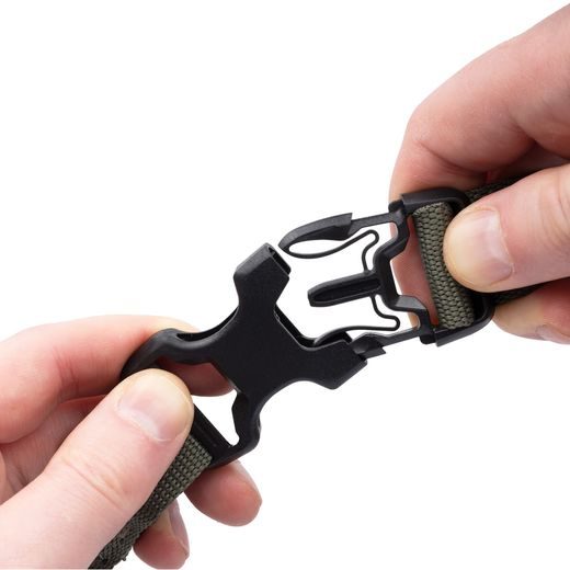 ZAVAZADLOVÉ POPRUHY ATLAS B-CLIP, 2 KS, OXFORD (ZELENÁ, 26MM X 1,2M)