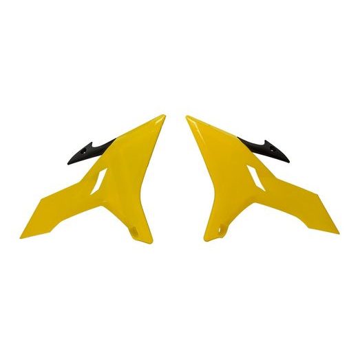 SPOJLERY CHLADIČA YAMAHA, RTECH (ŽLTO-ČIERNE, PÁR)