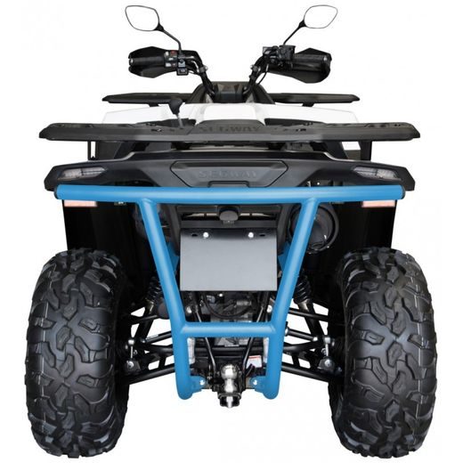 XRW REAR BUMPER ALU SX6 BLUE RAL 5012 - SEGWAY SNARLER AT5 S / L