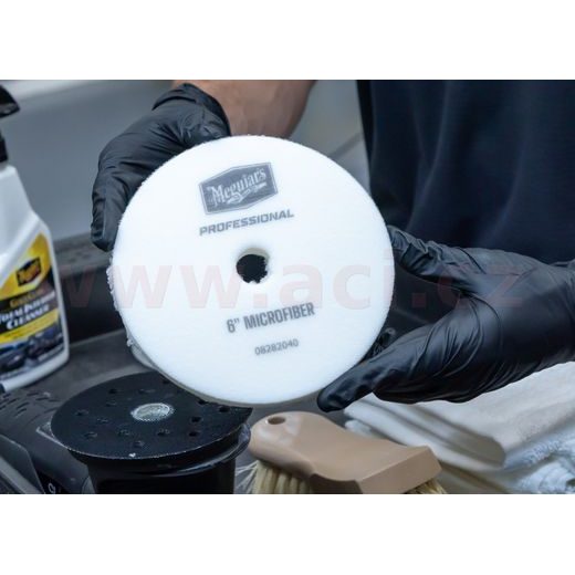 MEGUIAR'S PROFESSIONAL MICROFIBER PADS (6“) MIKROVLÁKNOVÉ LEŠTICÍ KOTÚČE, PRIEMER 6", 2 KUSY