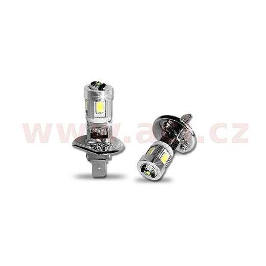 LED H1 12V 3W - BÍLÁ 4X SMD5630 (PATICE P14,5S) (1 KS) BEZ HOMOLOGACE