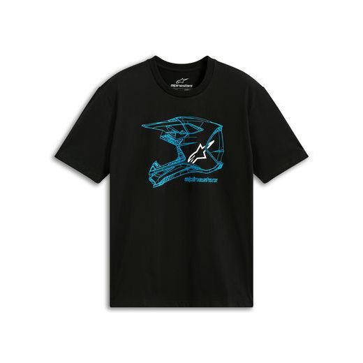 TRIKO MX HELMET CSF, ALPINESTARS (ČERNÁ/MODRÁ)