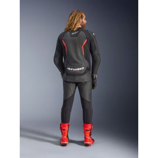 BUNDA GP FORCE V2, ALPINESTARS (ČERNÁ/ČERVENÁ FLUO/BÍLÁ) 2026