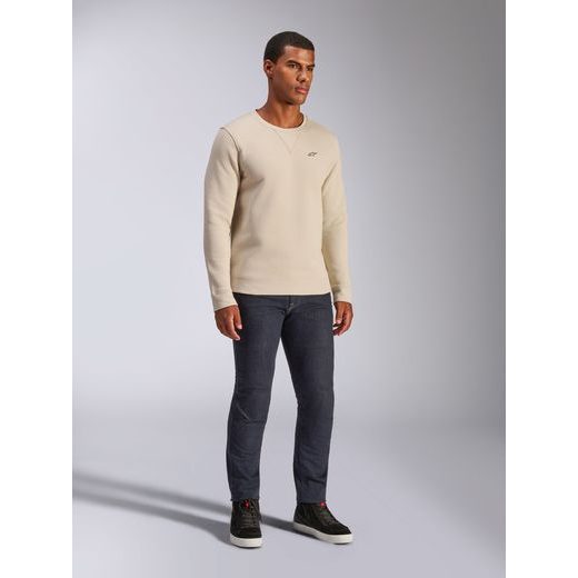 MIKINA POSITIVE CREW, ALPINESTARS (BIELA OFF WHITE)